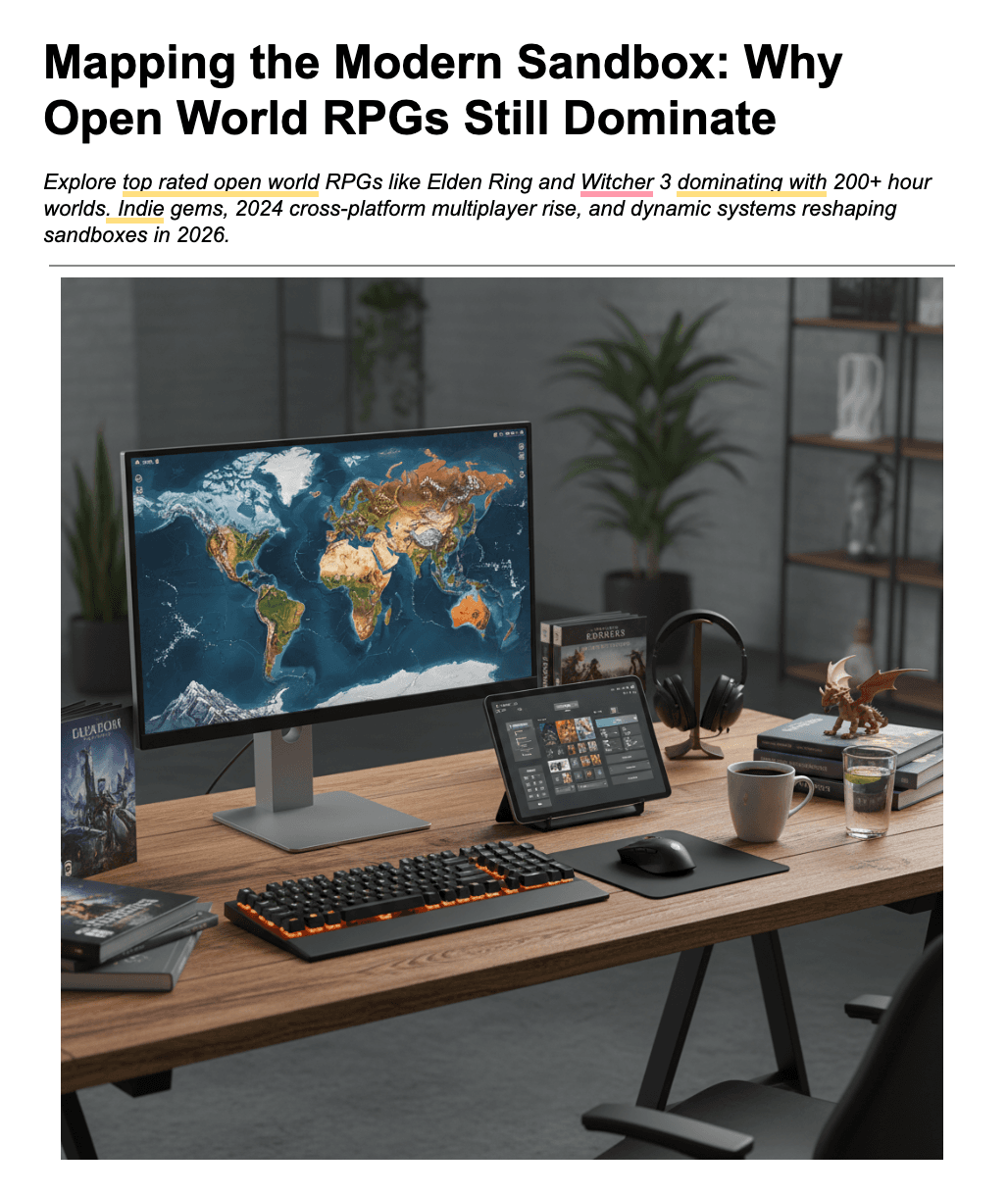Mapping the Modern Sandbox: Why Open World RPGs Still Dominate